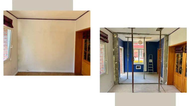 démolition d'un mur porteur